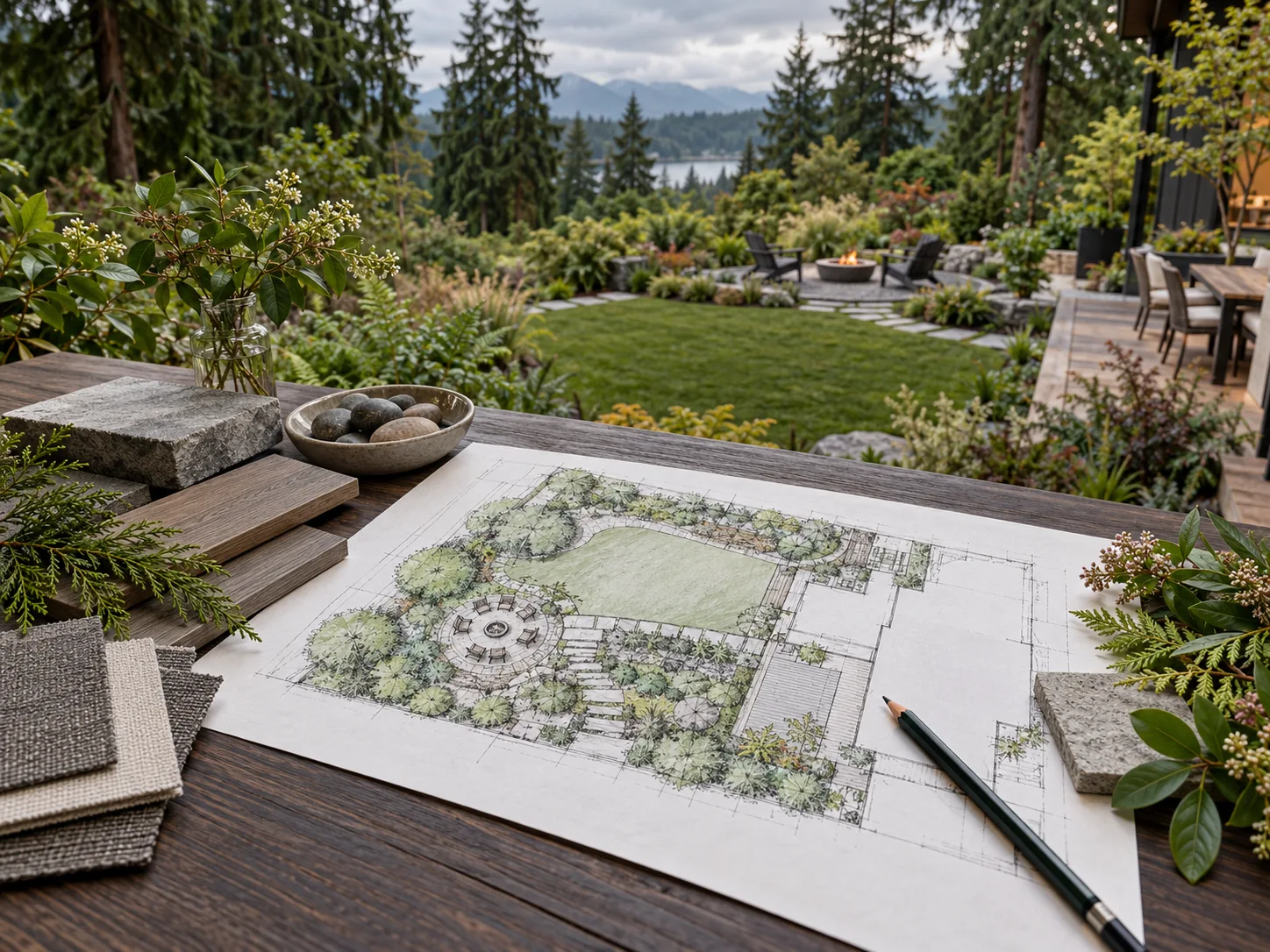 Illustrative image for what to include in a landscape design brief