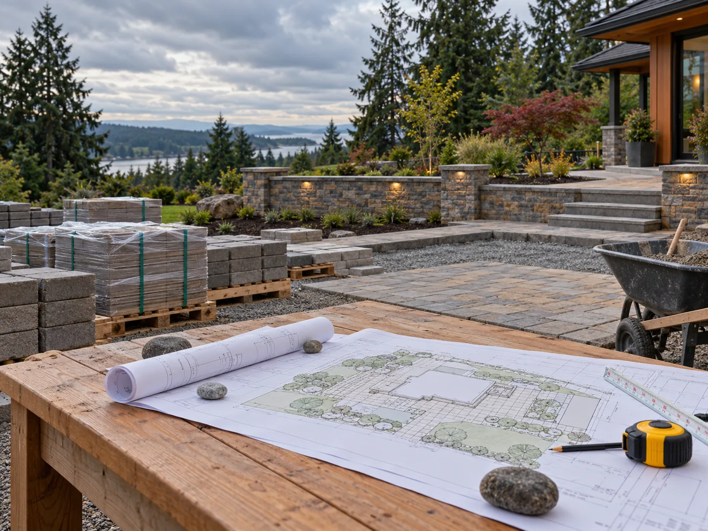 Illustrative image for how to compare landscape contractors for a major project