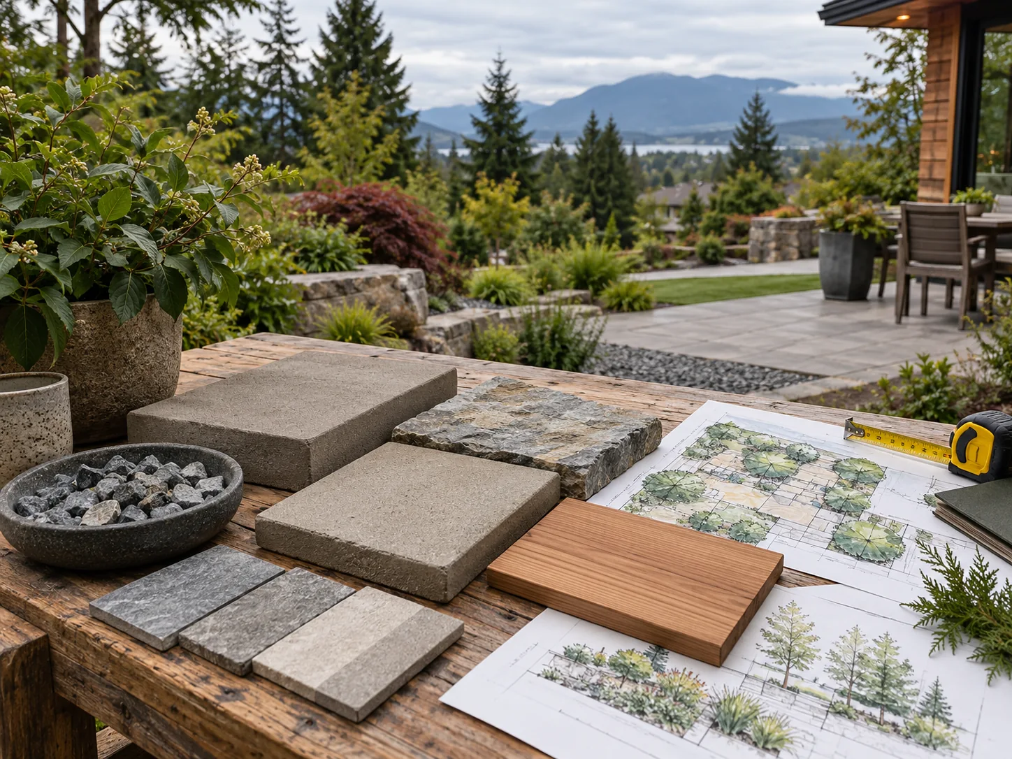 Illustrative image for what affects the cost of a large landscaping project?